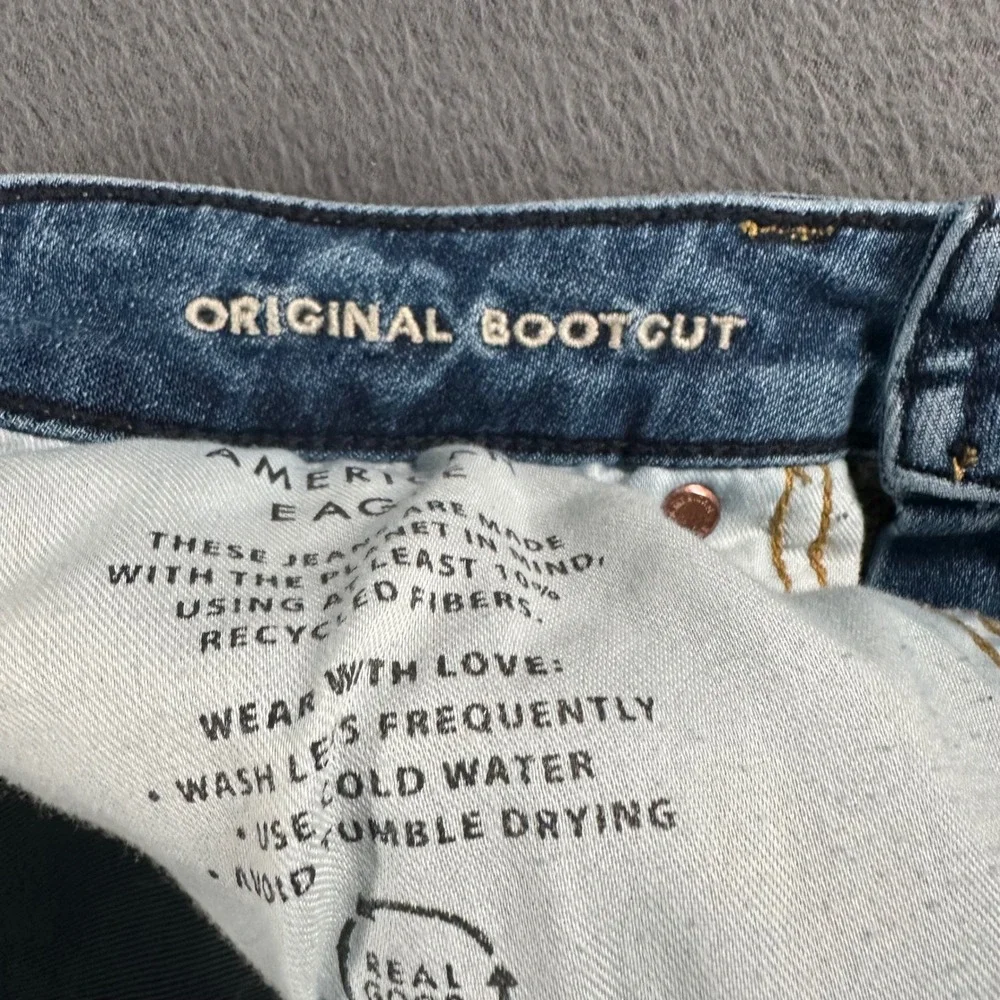 American Eagle Outfitters Original Bootcut Jeans Mens 30x32 Airflex+ Denim - Picture 7 of 16